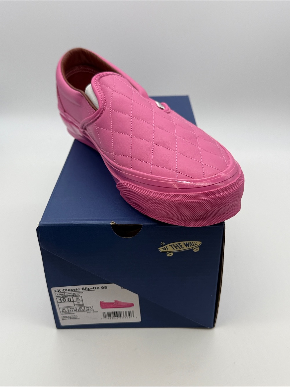 Vans Quilted Classic Slip-On in Hot Pink